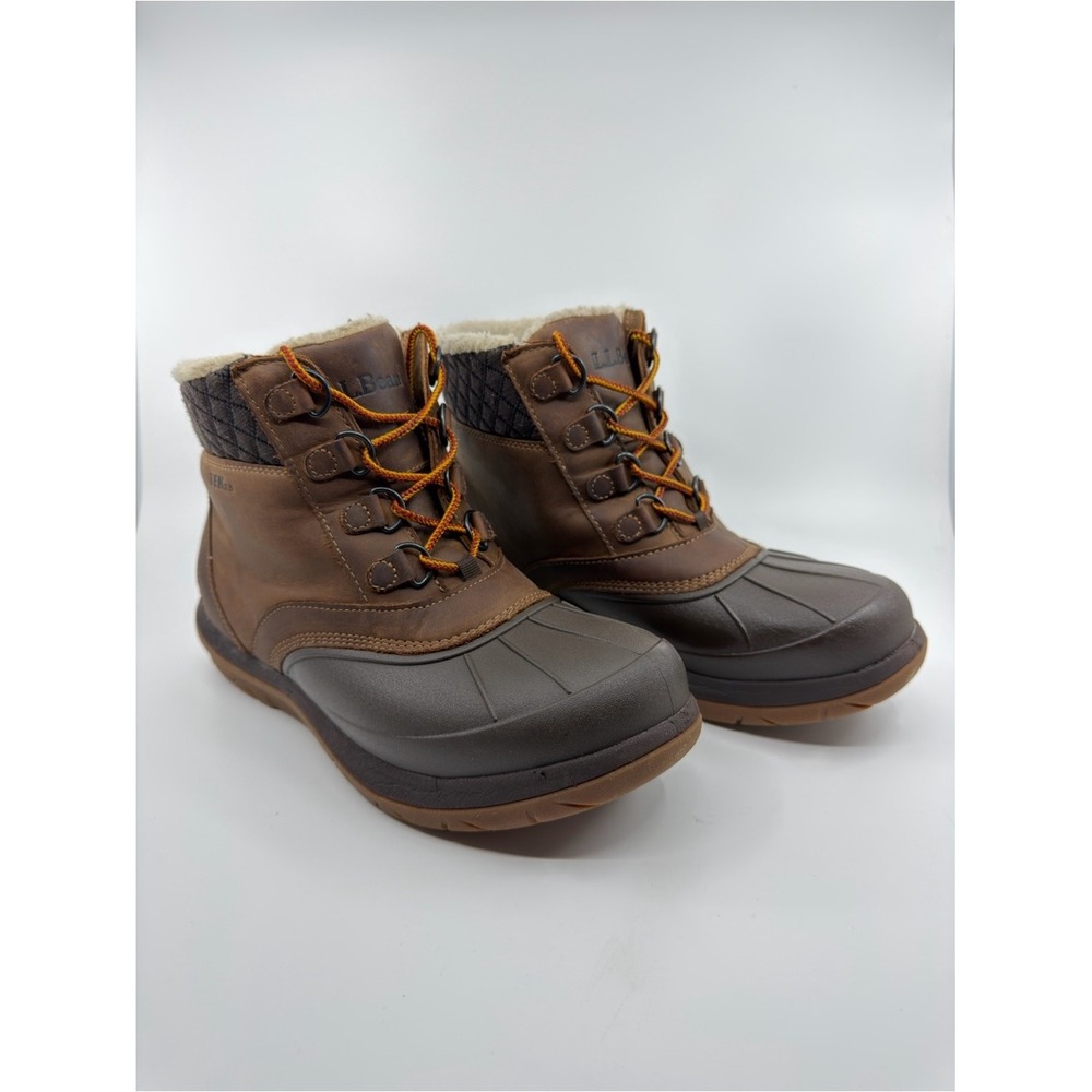LL Bean Women Sz 11 Brown Storm Chaser TEK2.5 Waterproof Duck Boots